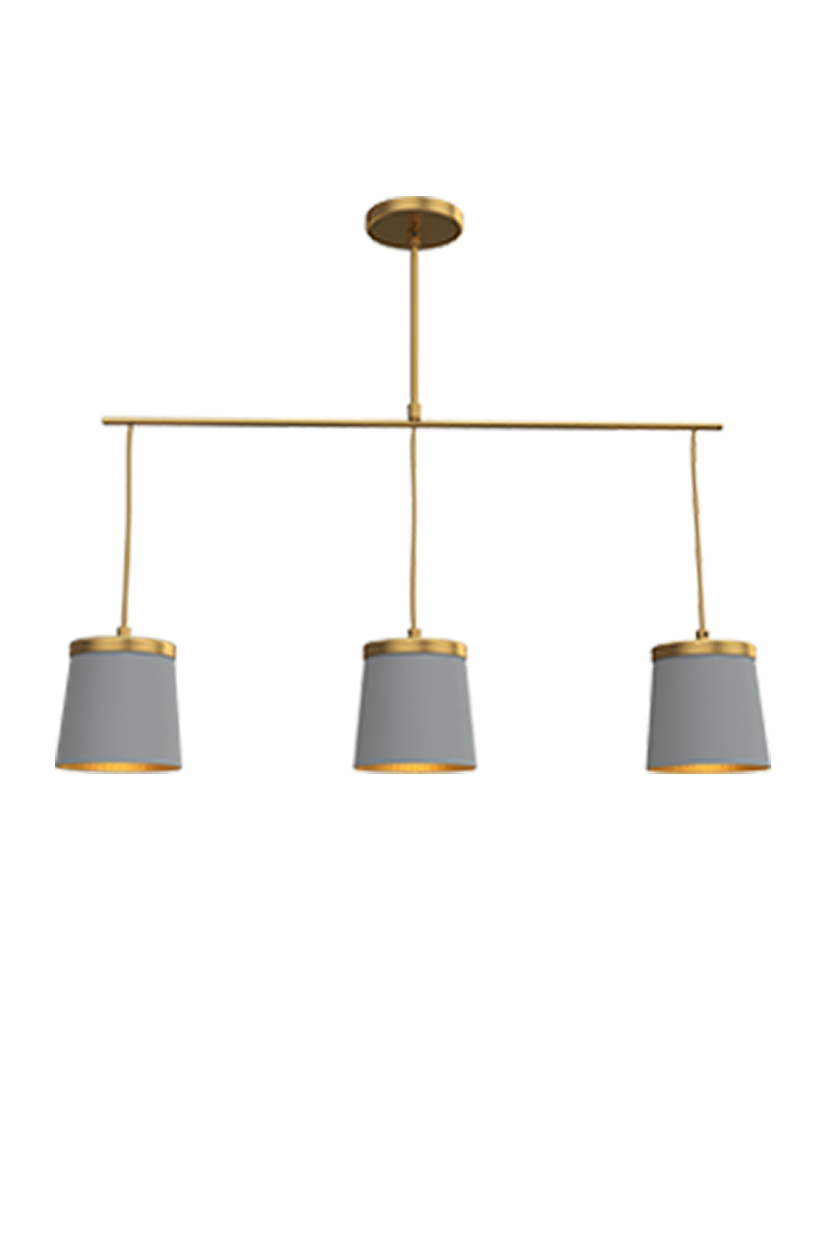 HAGEN AVİZE 3LÜ GRİ ESKİTME