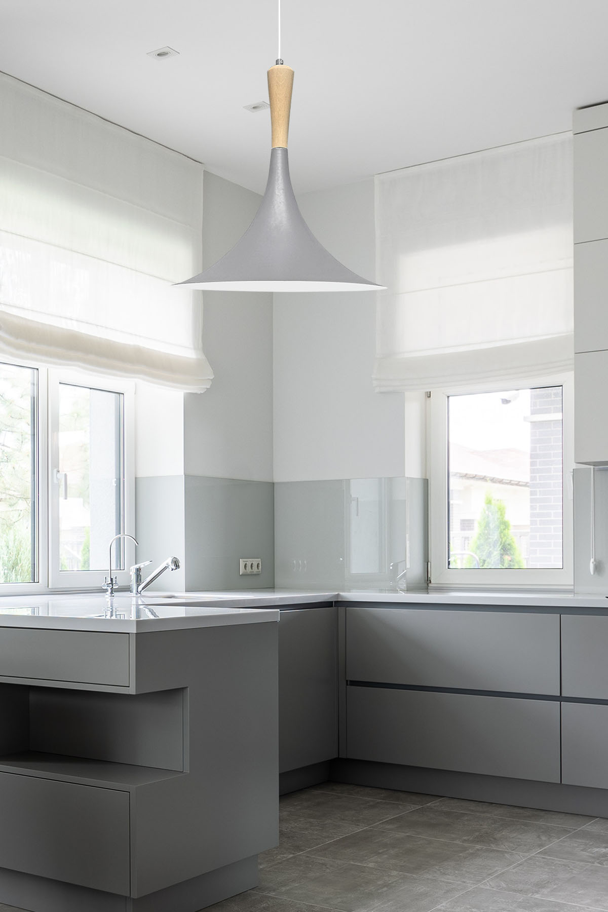 OSLO%20SARKIT%20AVİZE%20AHŞAP%20DETAYLI%20GRİ